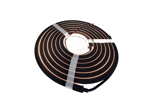 16X16MM, 3000K, IP67, 16W, SİYAH PCB NEON ESNEK ŞERİT LED 24V