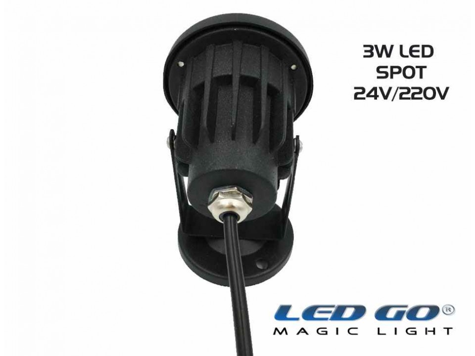 FP5513C Mini spot LED encastrable rond 5 W AC-DC 12 V DC 24 V Trou