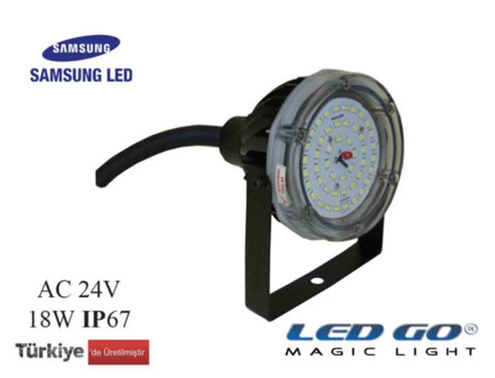 Led Go® LBIT-17 24VAC-DC Led Spot Projektör IP67