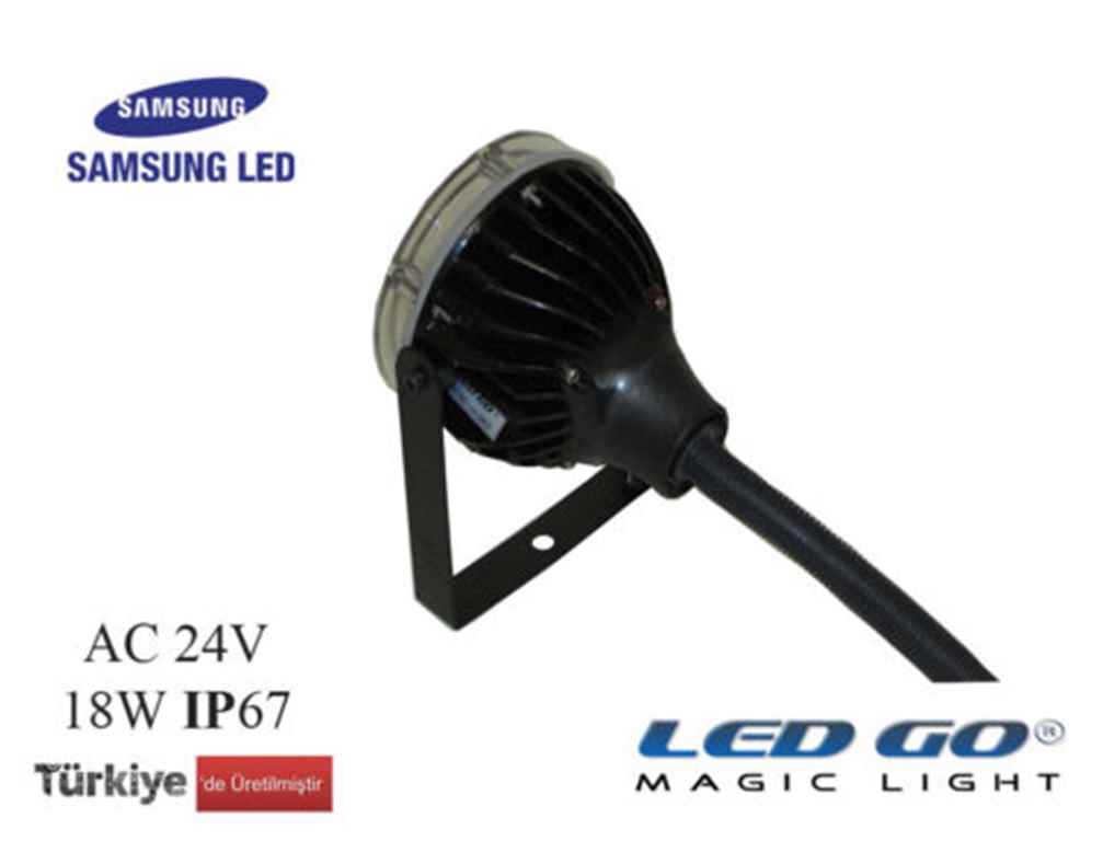 Led Go® LBIT-17 24VAC-DC Led Spot Projektör IP67