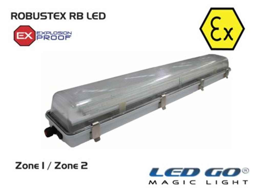 Soft feet Monograph greenhouse ROBUSTEX RB LED Ex-Proof Zone 1/Zone 2 Lineer Armatür – LED GROUP®